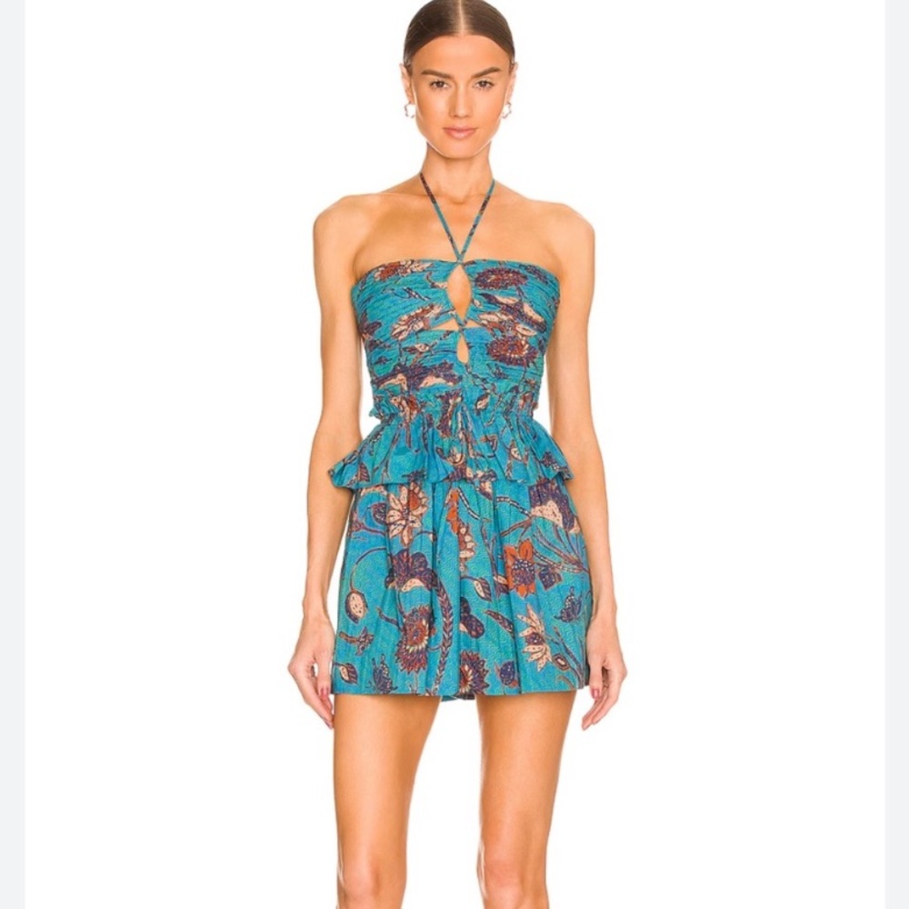 Ulla Johnson Blue Isidro Romper Playsuit | Size 2